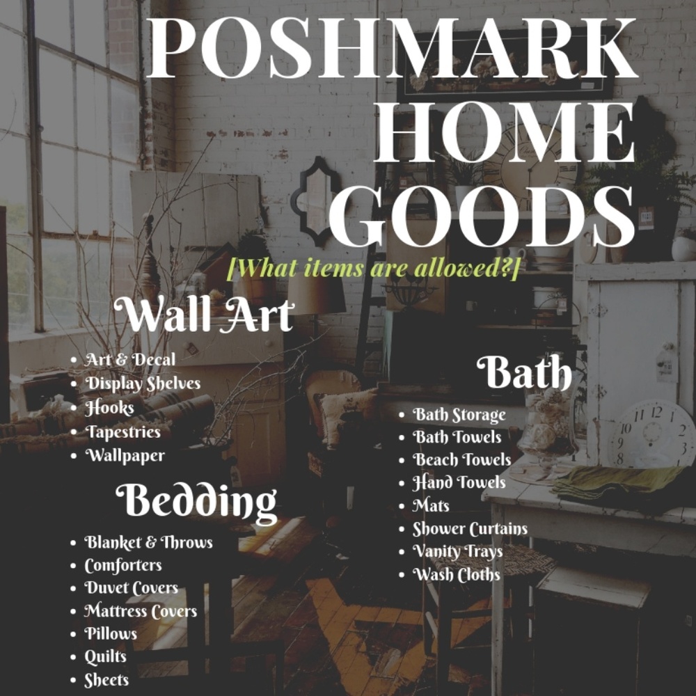 POSHMARK HOME GOODS